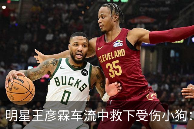 明星王彦霖车流中救下受伤小狗：医生说它生完就被扔了，王彦霖决定收养它，取名Lucky。