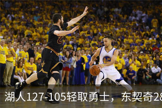湖人127-105轻取勇士，东契奇28+8+7，库里23分，凯斯勒12中12